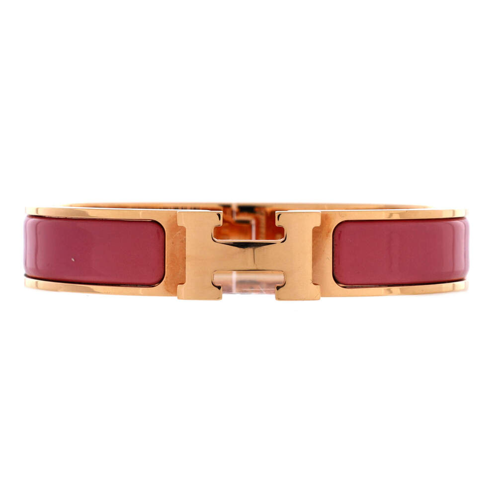 Hermes Narrow Clic H Bracelet Enamel